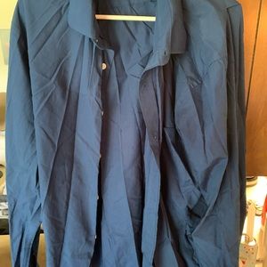 Men’s blue dress shirt